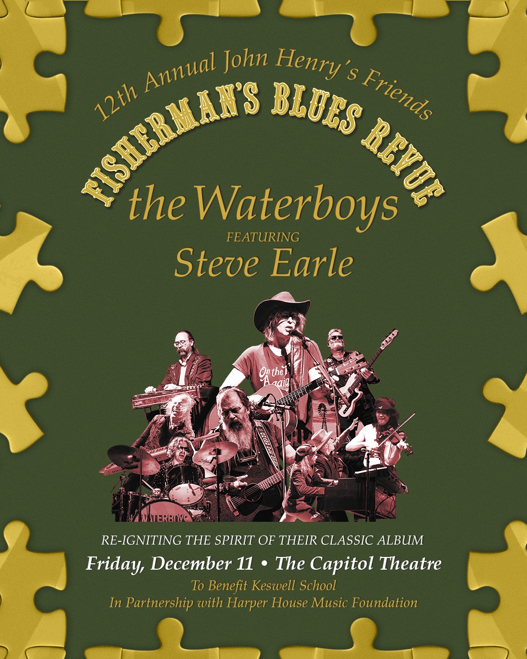 Steve Earle Announces 12th Annual John Henry’s Friends Benefit With The Waterboys