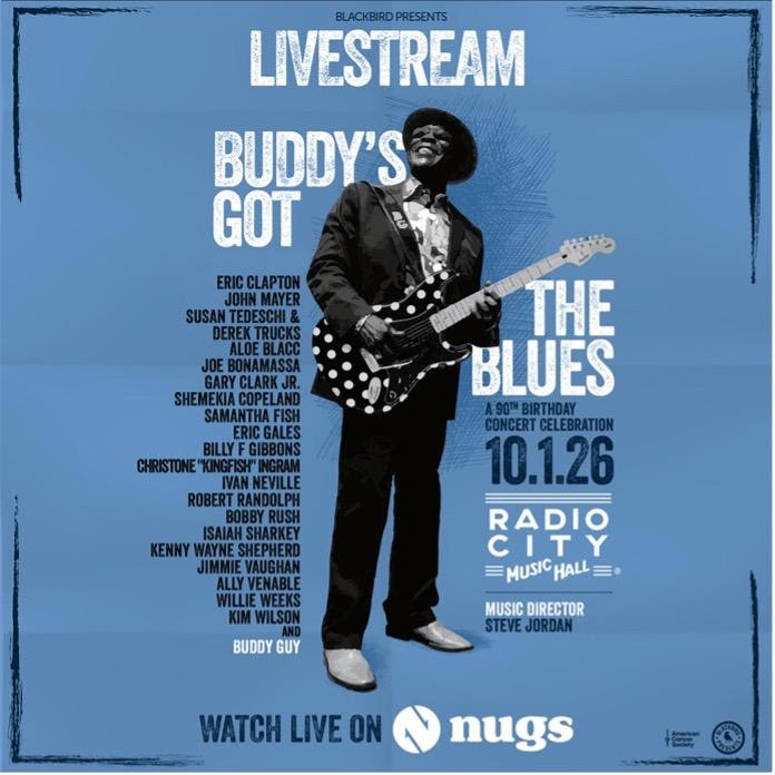 Buddy Guy’s 90th Birthday Concert to Stream on Nugs