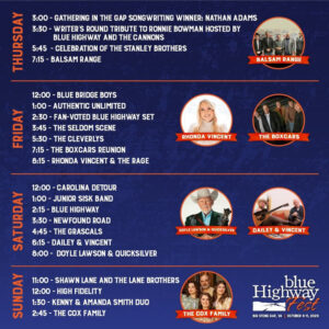 Blue Highway Fest Announces Full 2026 Daily Schedule