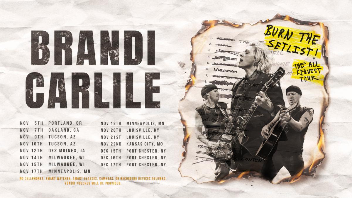 Brandi Carlile Announces Burn The Setlist All-Request Tour