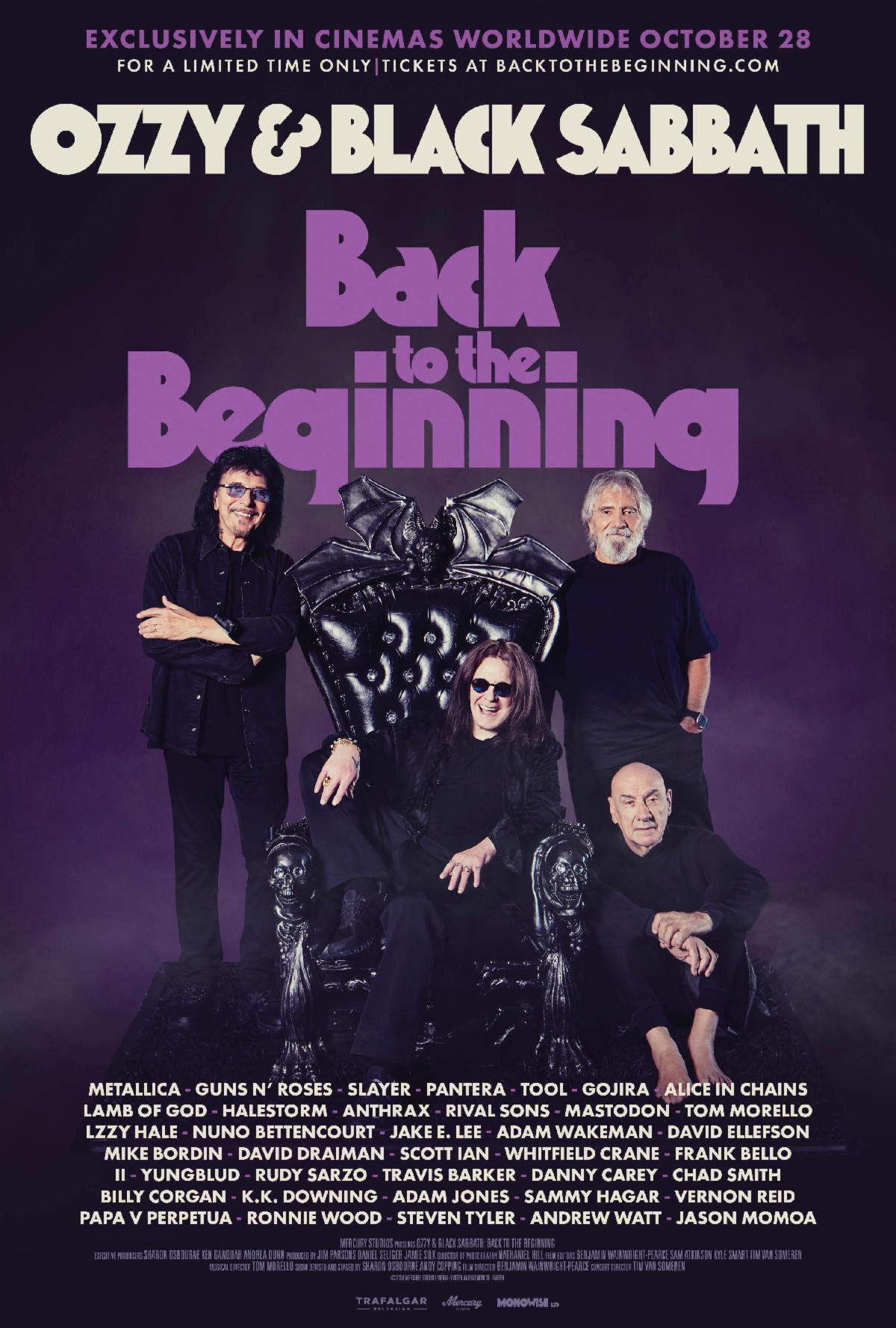 Ozzy & Black Sabbath Concert Film Trailer Arrives