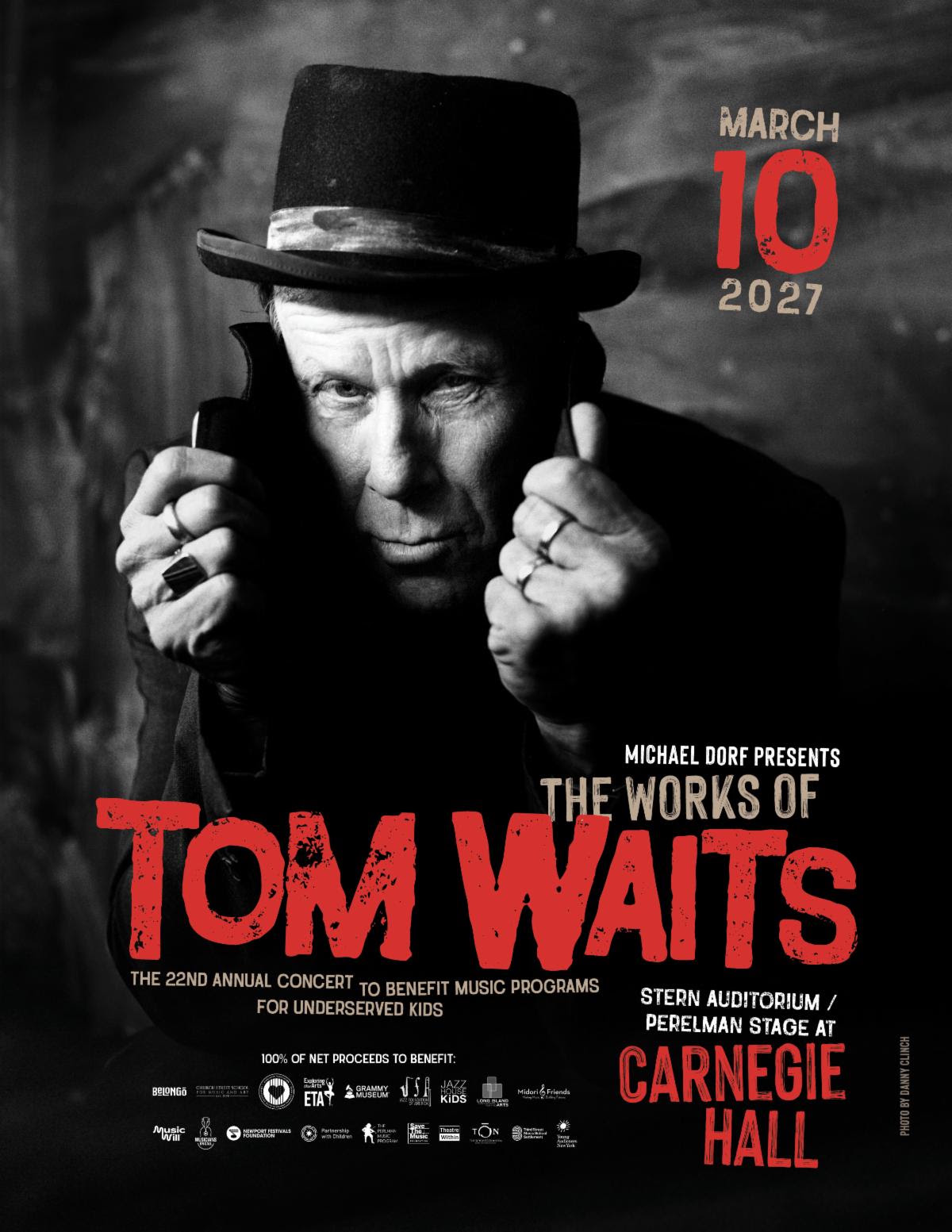 The Works of Tom Waits Coming to Carnegie Hall in 2027
