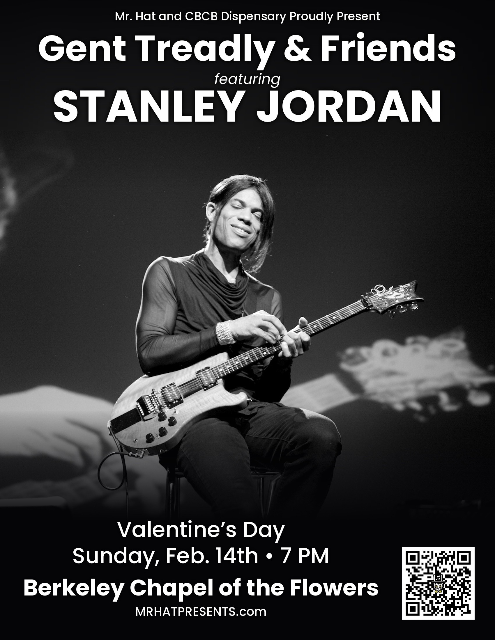 Stanley Jordan and Friends Valentine’s Day Show in Berkeley