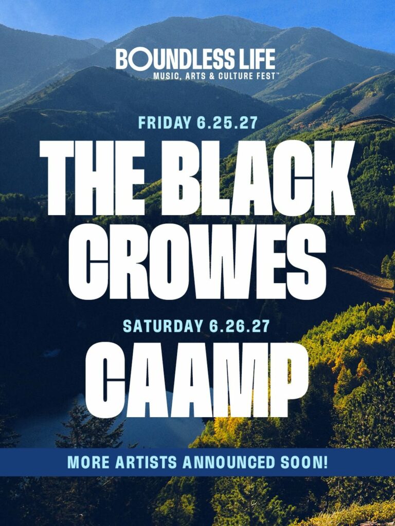 The Black Crowes & Caamp Headline Boundless Life Festival