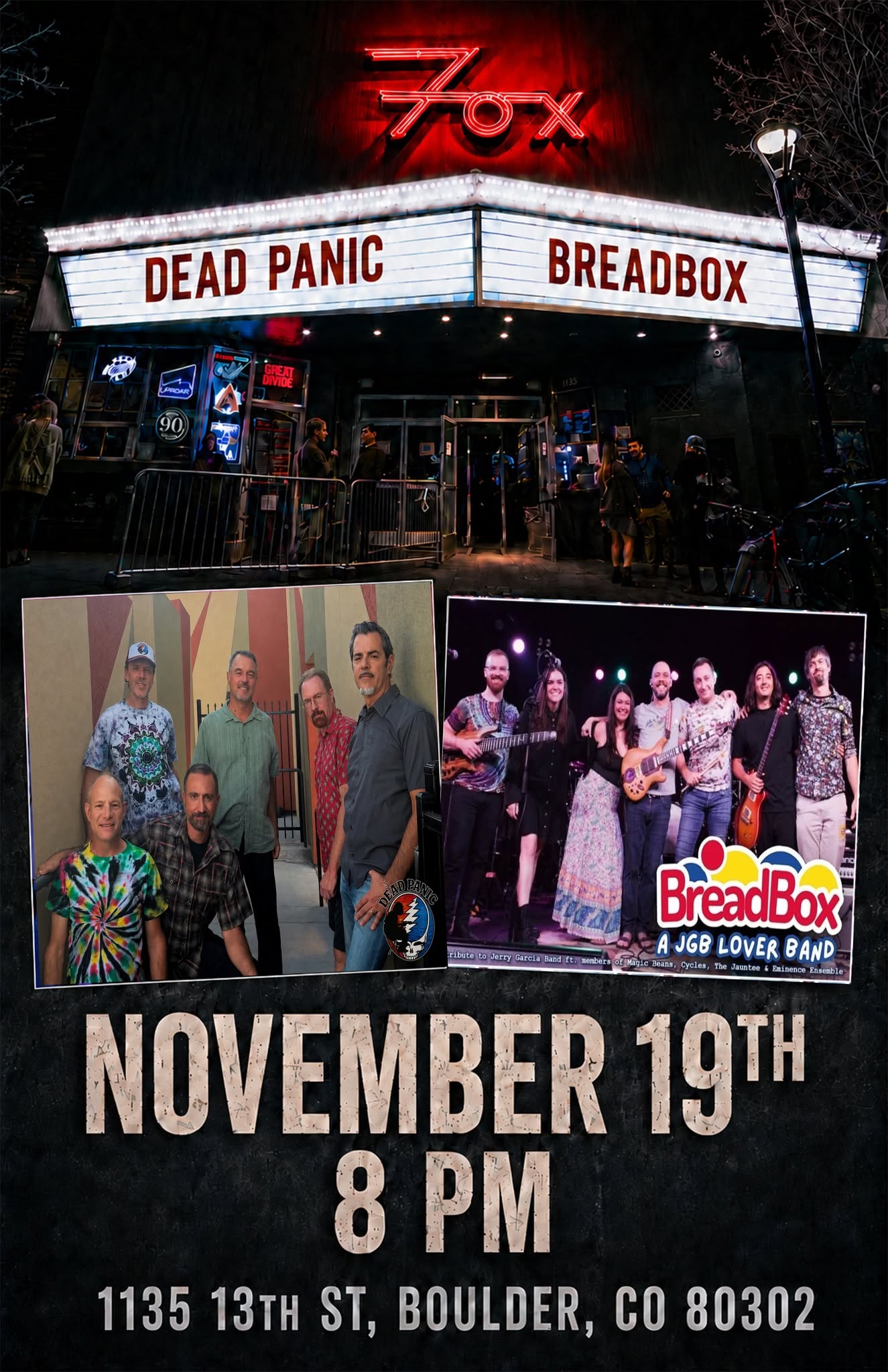 Dead Panic Makes Its Fox Theatre Debut with Breadbox on November 19