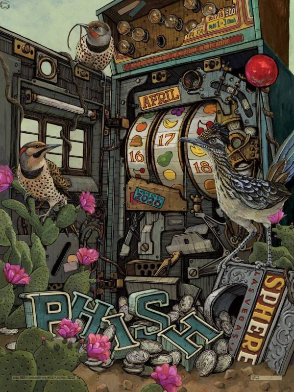 Phish Sphere & Summer 2026 Signed Poster Charity Auction