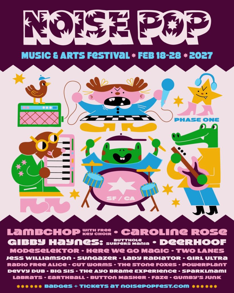 Noise Pop Festival Announces First Wave of Artists for February 2027