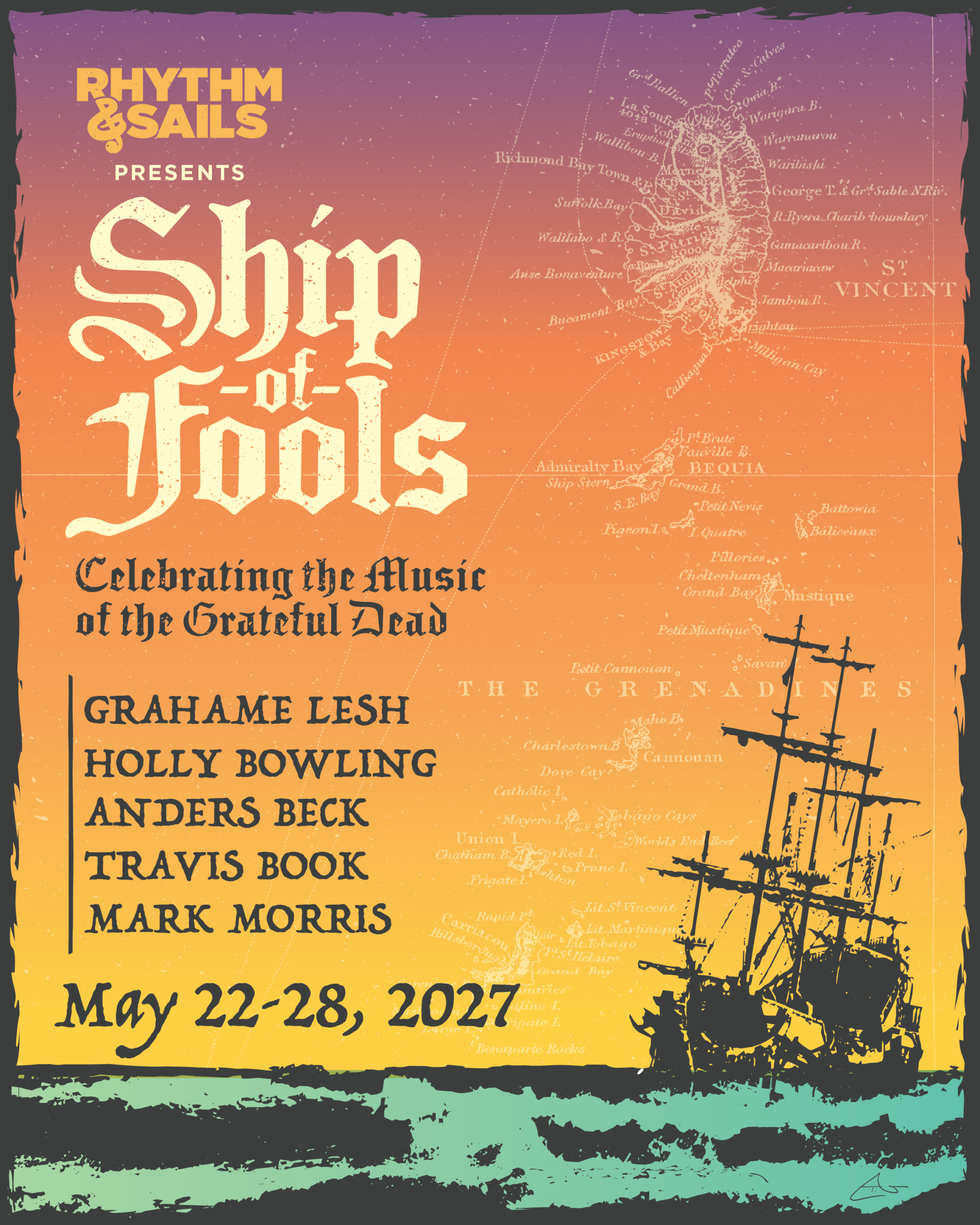 Ship of Fools: Rhythm & Sails Announces a Grateful Dead Voyage for Spring 2027