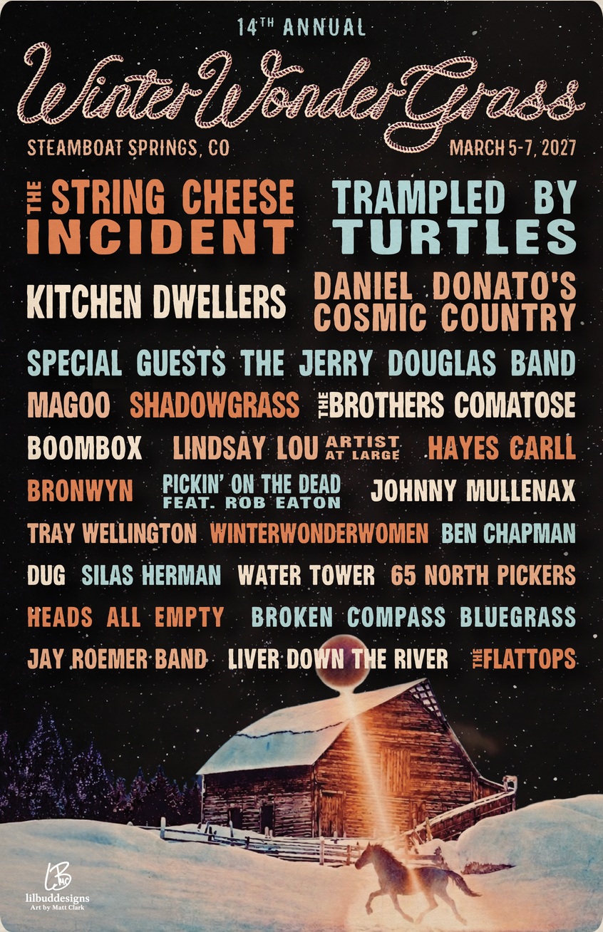 WinterWonderGrass Announces 2027 Steamboat Lineup