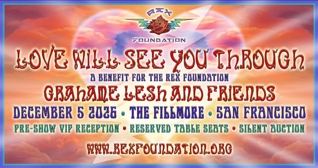 Grahame Lesh & Friends Lead 2026 Rex Foundation Benefit at The Fillmore
