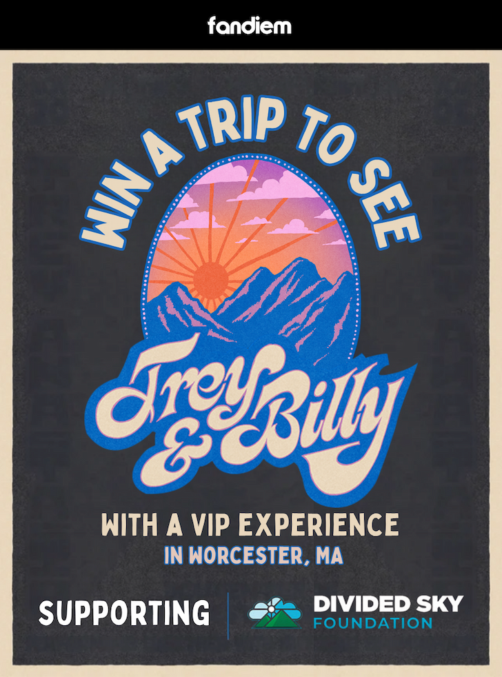 Win a Trip to See Trey Anastasio and Billy Strings in Worcester