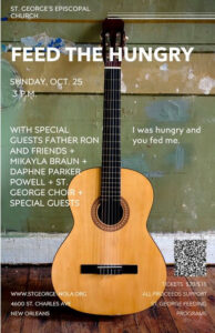 Father Ron and Friends Play New Orleans Benefit October 25