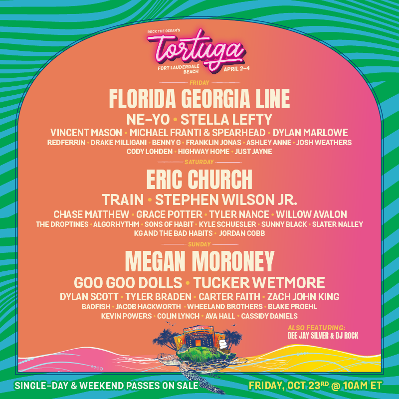 TORTUGA MUSIC FESTIVAL UNVEILS 2027 LINEUP