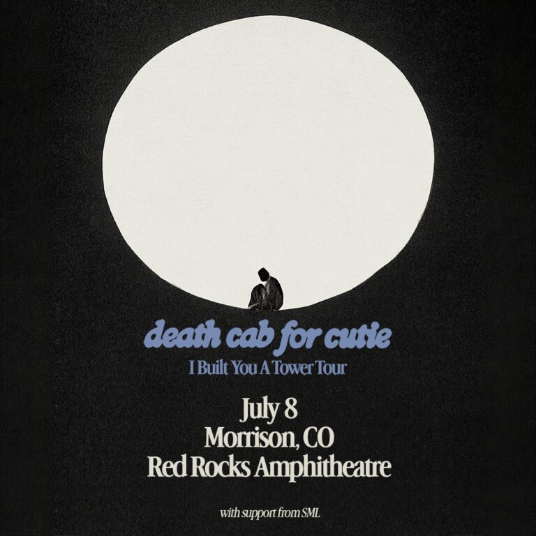 Death Cab for Cutie at Red Rocks July 8, 2027