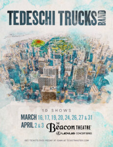 Tedeschi Trucks Band Announces 10-Night Beacon Theatre Run for Spring 2027