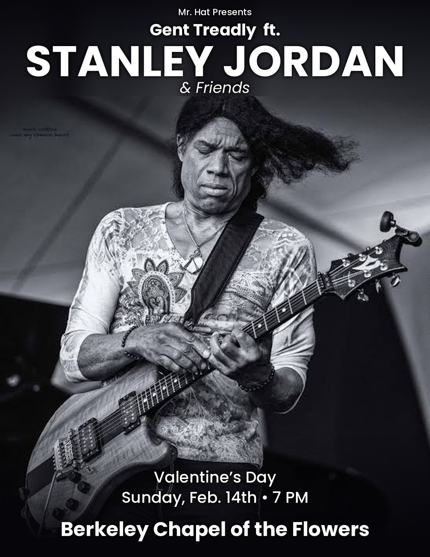 Stanley Jordan and Friends Valentine’s Day Show in Berkeley