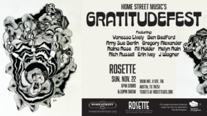 Home Street Music’s GratitudeFest Comes to Austin November 22