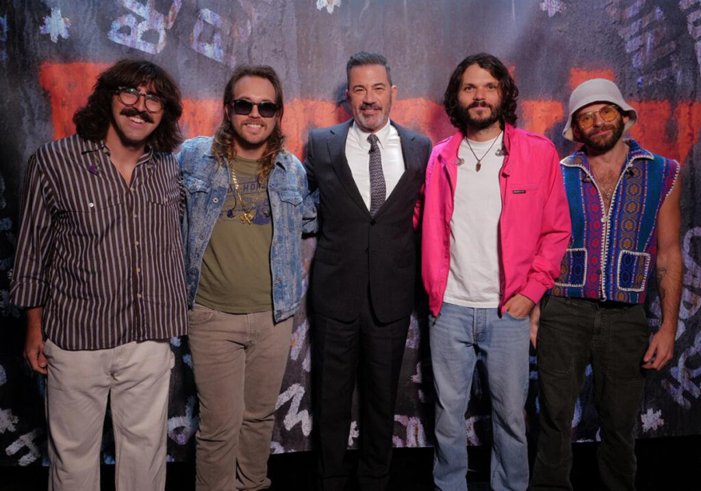 Goose Performs “Good Times // End Times” on Jimmy Kimmel Live! in Brooklyn