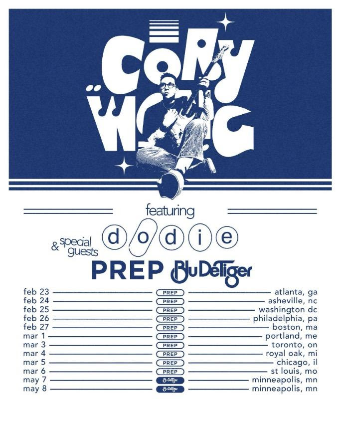 Cory Wong Announces 2027 Tour with dodie and PREP