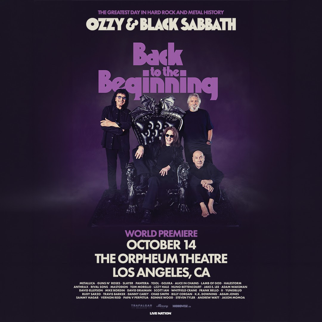 Ozzy & Black Sabbath: Back to the Beginning Sets Los Angeles World Premiere