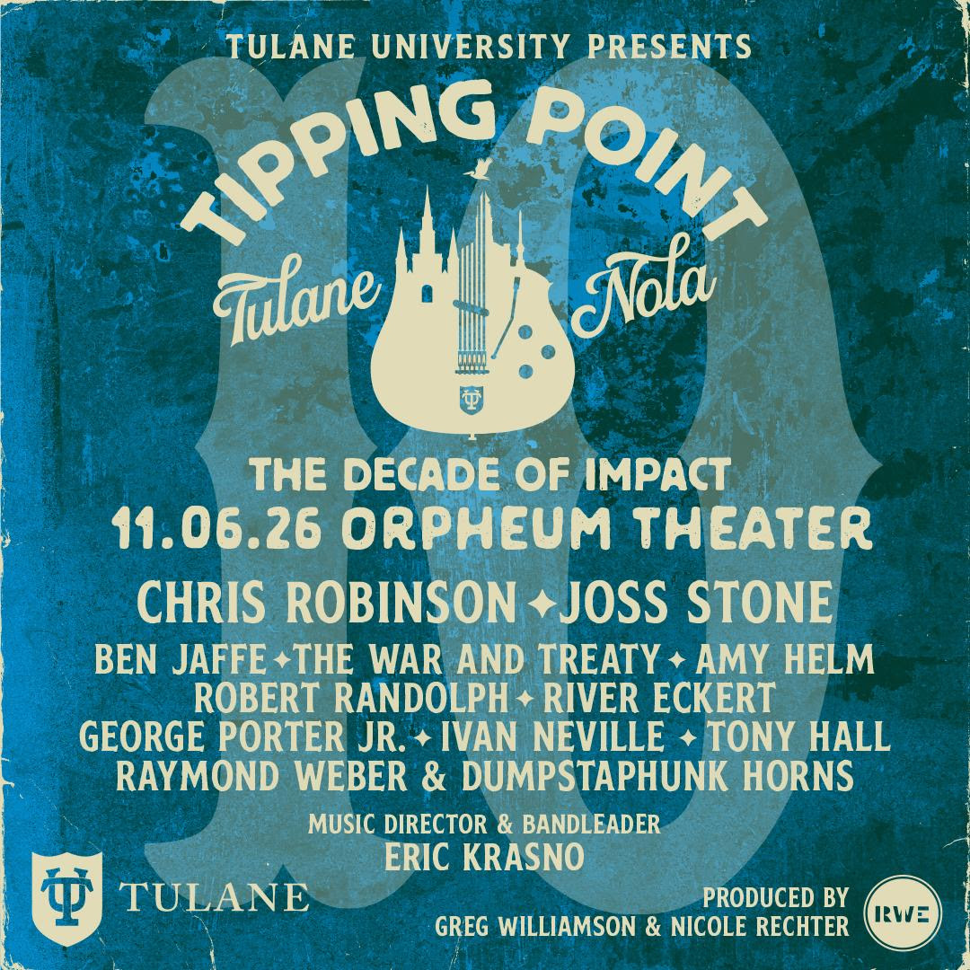 Chris Robinson, Joss Stone, Robert Randolph and More Join Tulane’s 10th Annual Tipping Point Concert