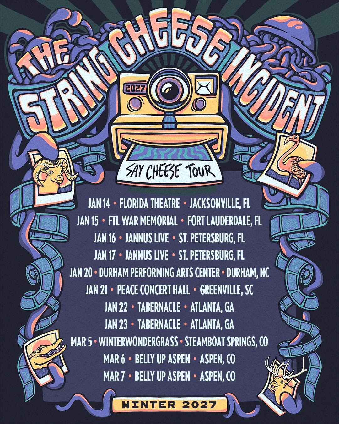 The String Cheese Incident Announces Say Cheese Tour for Winter 2027