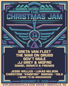 Warren Haynes Reveals 2026 Christmas Jam Lineup