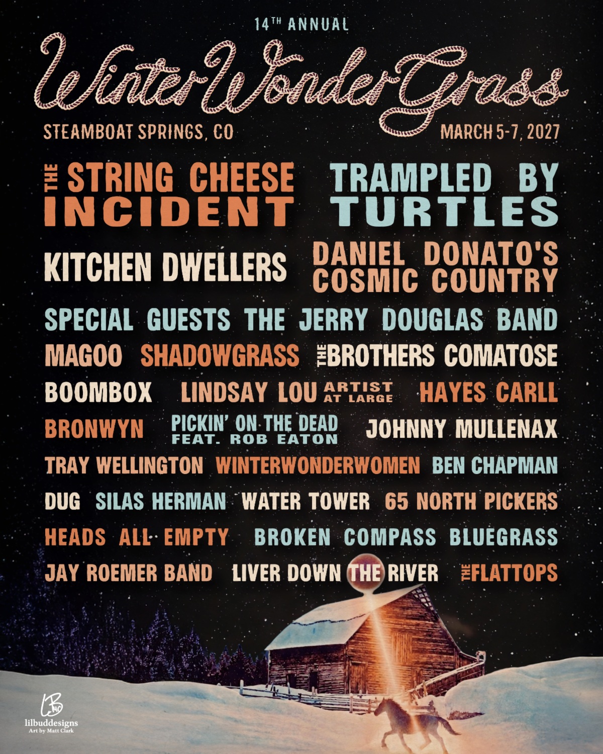 The String Cheese Incident Makes WinterWonderGrass Debut After 25 Years Away from Steamboat